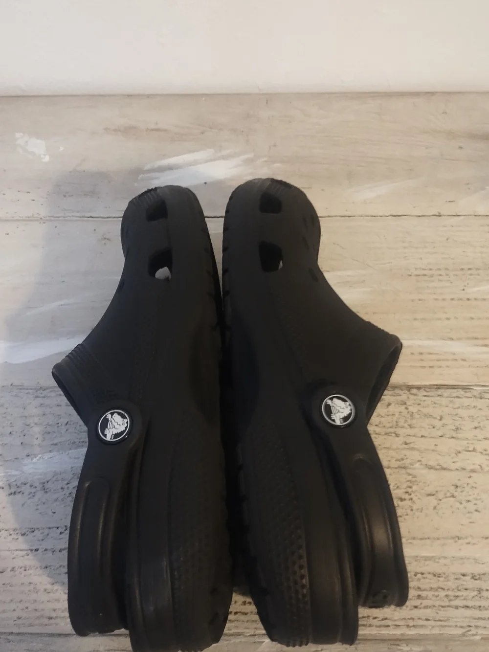 Crocs  unisex Sandals Mens 6 Womens 8 Classic Slip On Comfort  Clogs Black